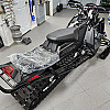 Shadow Gray / Gloss Black 2025 Polaris Patriot 9R INDY XCR 136