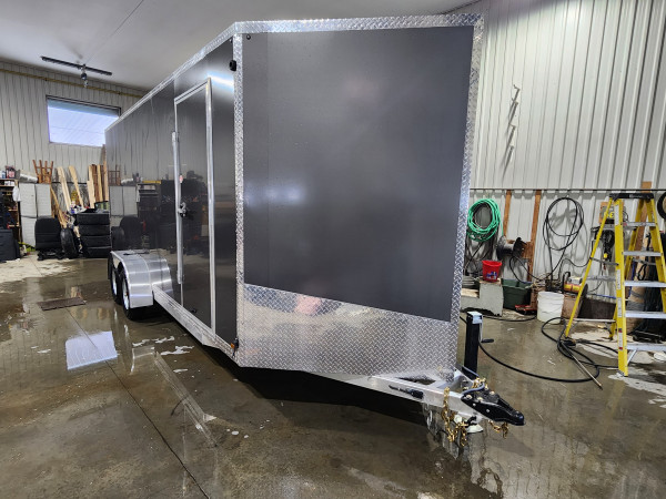 CHARCOAL 2025 Canadian Trailer Company 7 X 18 TANDEM