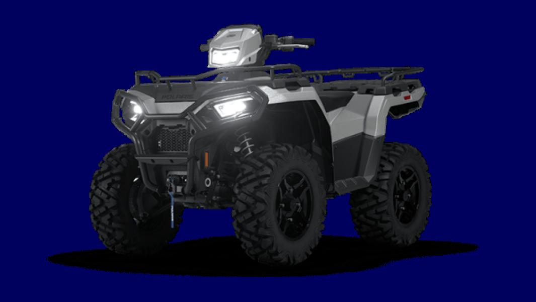 Turbo Silver 2026 Polaris Sportsman 570 Ultimate at Sturgeon Motor Sports & Trans Canada RV