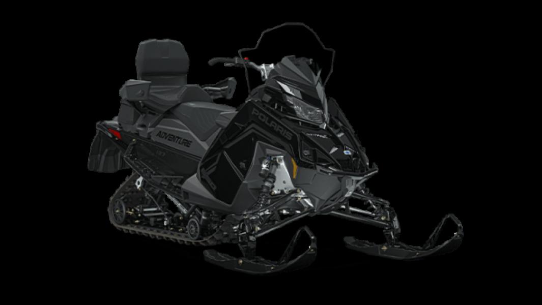Gloss Black 2027 Polaris 650 Indy Adventure 137 1.25 IR at Sturgeon Motor Sports & Trans Canada RV
