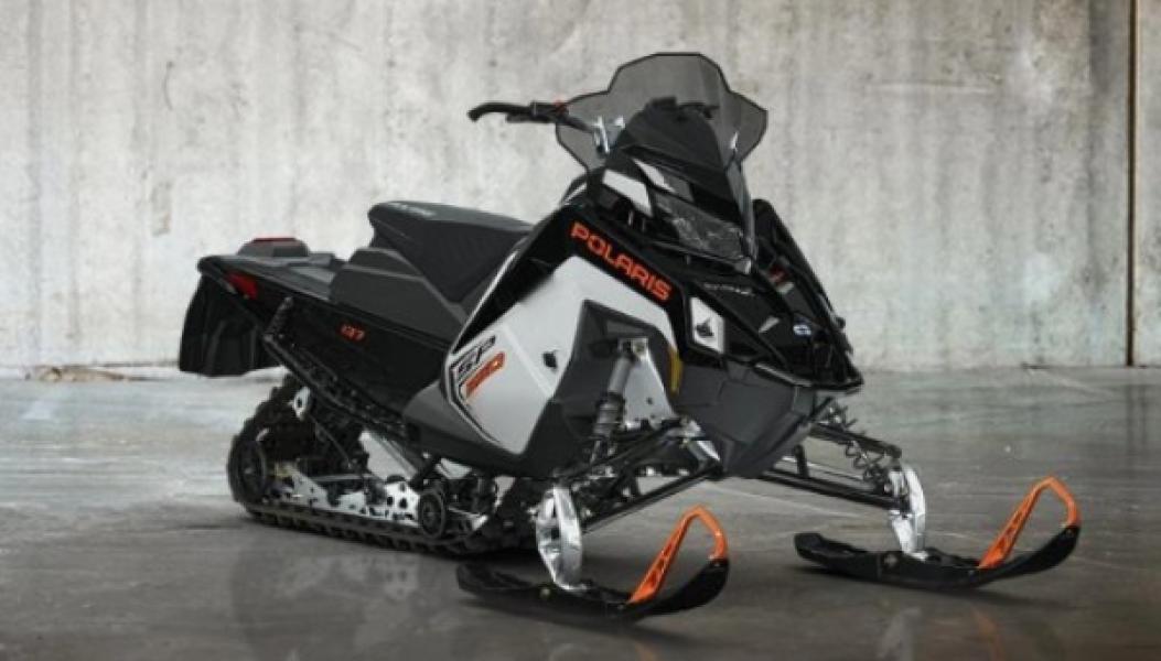 TAN/Black 2027 Polaris Indy SP 137 Prostar S4 at Sturgeon Motor Sports & Trans Canada RV